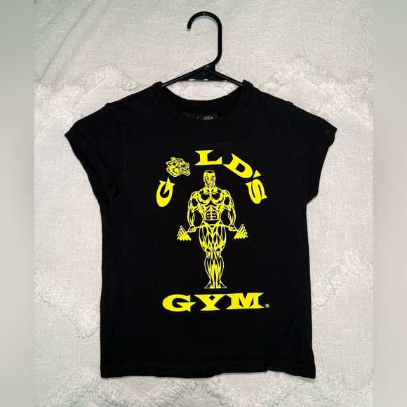 Gold's Wolf "Baby" Tee in Black - Picture 2 of 4